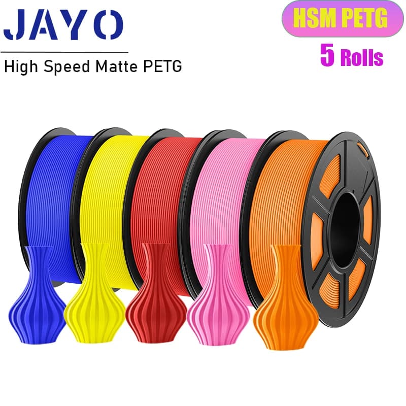 JAYO High Speed PETG 3D Filament 1.75mm petg Multi Color Combination Set FDM 3D Printer Materials FAI Gift 1 KG/1 Roll