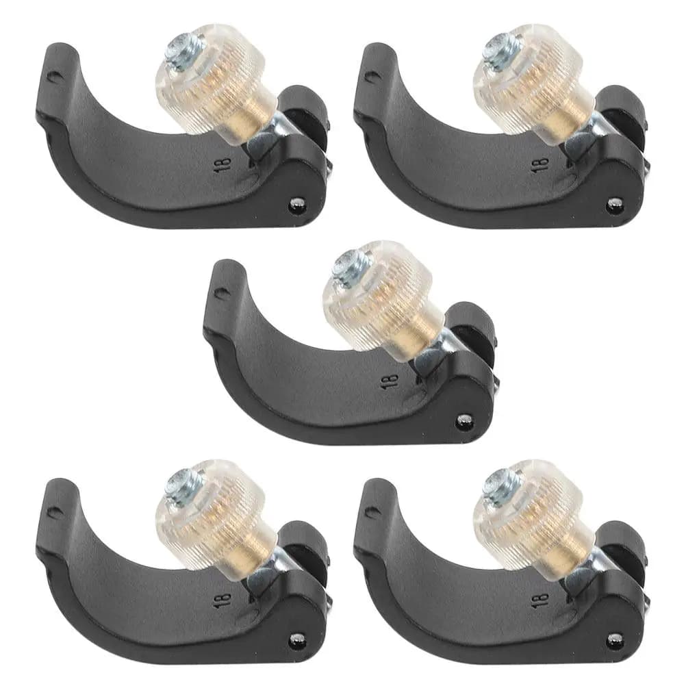 5Pcs Trekking Pole Lock Nuts External Lock Handle Quick Adjustment Nylon Fastener Screws Trekking Pole Accessory Replacement