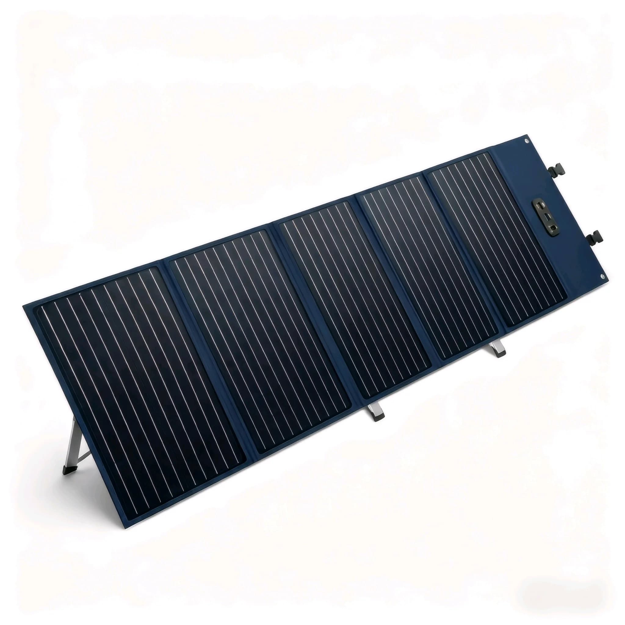 Pannello Solare Portatile Pieghevole 120W, Caricatore Impermeabile ad Alta Efficienza per Campeggio e Dispositivi RV 5V 12V