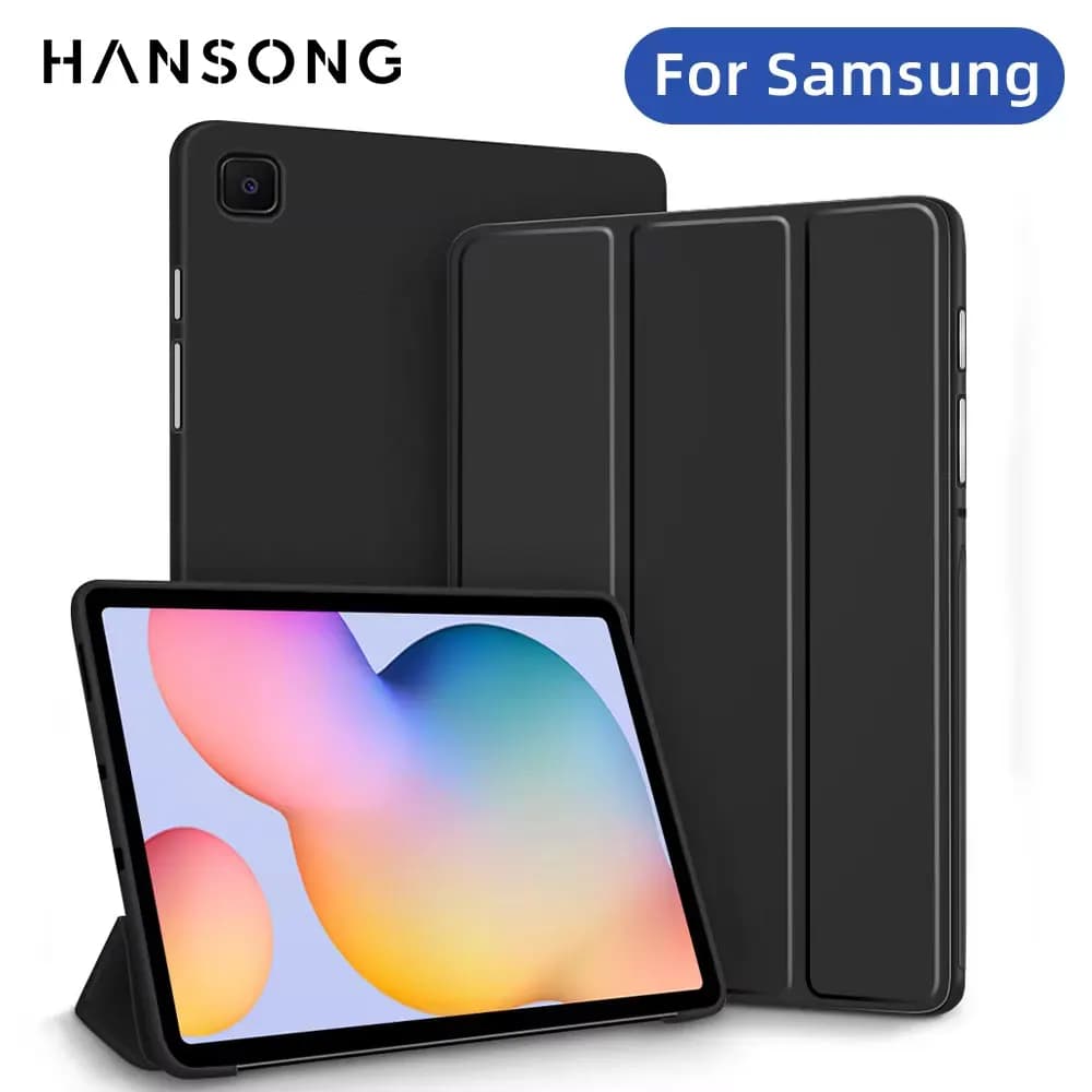 Case Fit Samsung Galaxy Tablet Case for S6 lite Tab A9 A8 A7 S7 S8 S9 and Plus FE Smart Auto Sleep Wake Function Silicone Cover