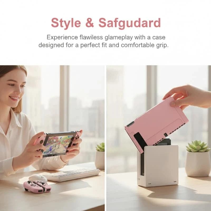 Custodia Protettiva per Nintendo Switch OLED e Joy-Con - Accessori e Cover per Giochi