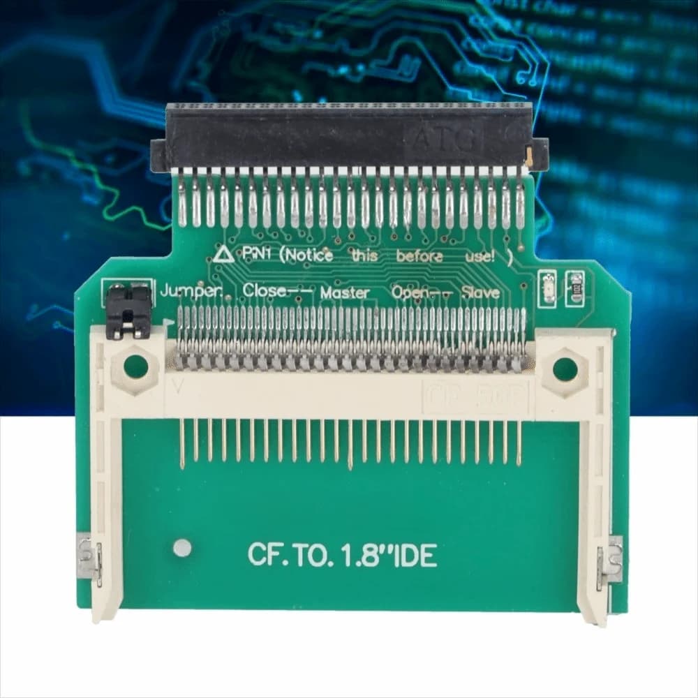 Practical 1.8 Inch CF Memory Card Adapter 50 Pin Stable DE Hard Drive Converter Compact Flash Adapter Card Data Transfer
