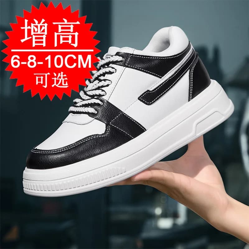 2025 Scarpe da uomo con ascensore Scarpe da ginnastica rialzate per uomo 6 cm 8 cm 10 cm Scarpe con tacco nascosto maggiorato in altezza traspirante