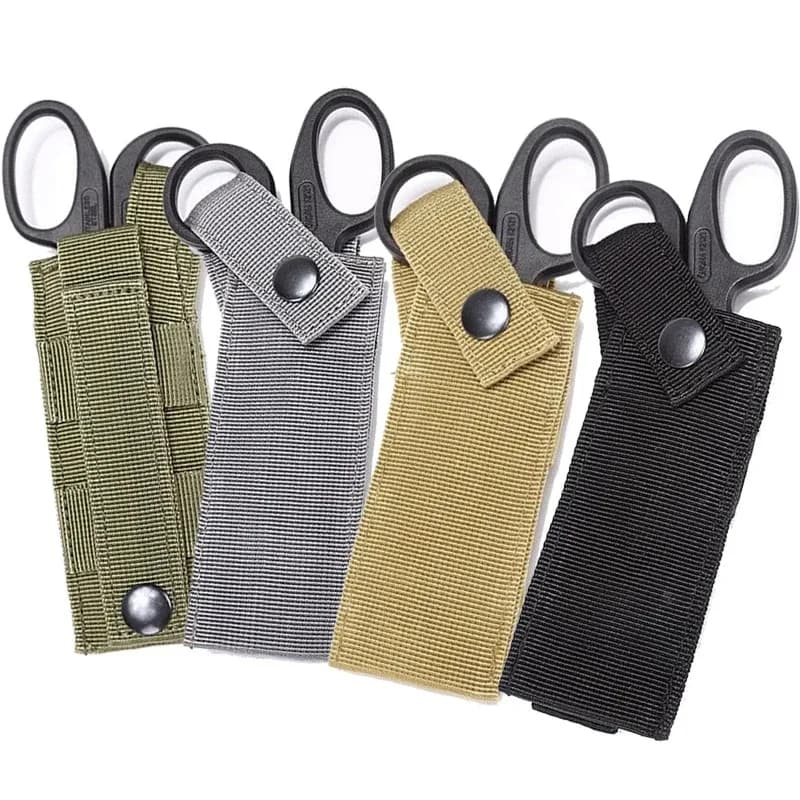 Tactical Medical cesoie Pouch Tactical EMT Scissor guaina Nylon MOLLE Hand Tools Holder Bag per la caccia campeggio escursionismo pesca