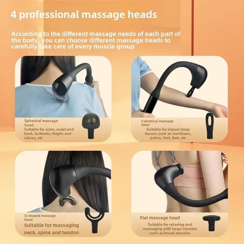 Vibration massage hammer Small portable rechargeable tool for meridian band gun