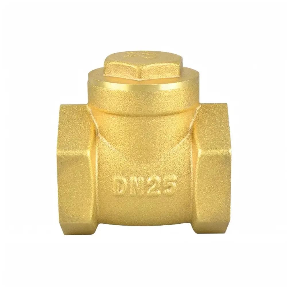 Durable Brass Swing Check Valve BSP Female Thread Non-Return Valve 1/2" 3/4" 1" 1-1/4" 1-1/2" 2" Check Valve