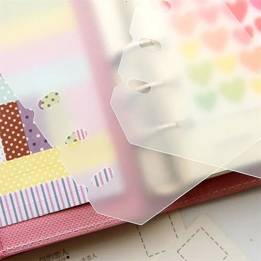 A5 A6 A7 B5 A4 Board Page Inner Paper Agenda Binder Organizer Divider Loose-leaf Divider Planner Separator Notebook Divider