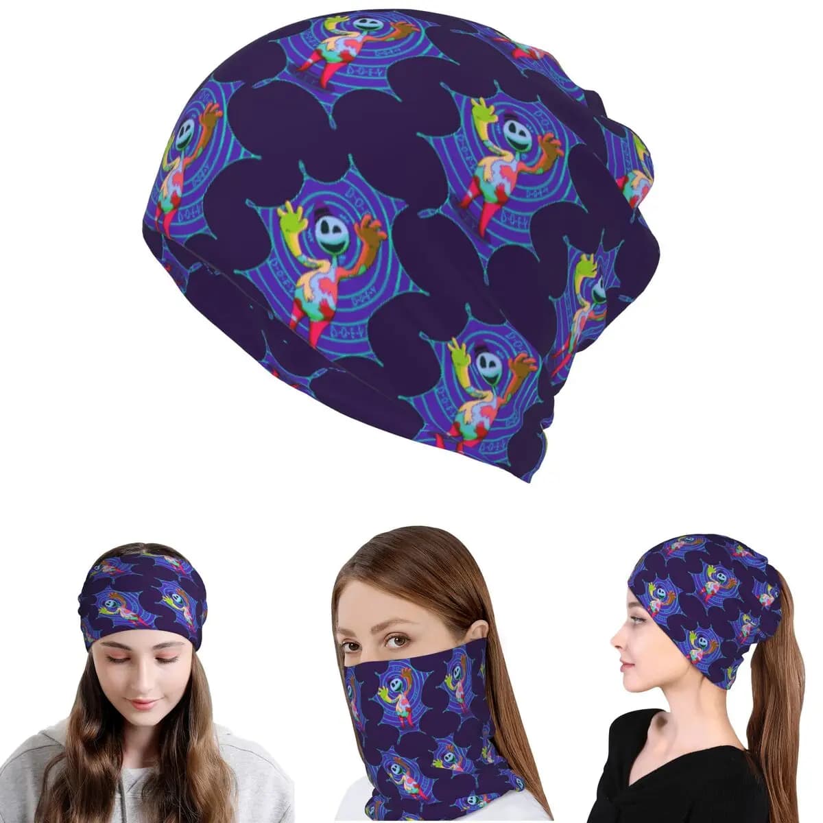 Doey Doughman Horror Pianosaurus Bandana Copricollo Maschera Sciarpa Calda da Ciclismo Berretto per Uomini Donne Adulti Antivento