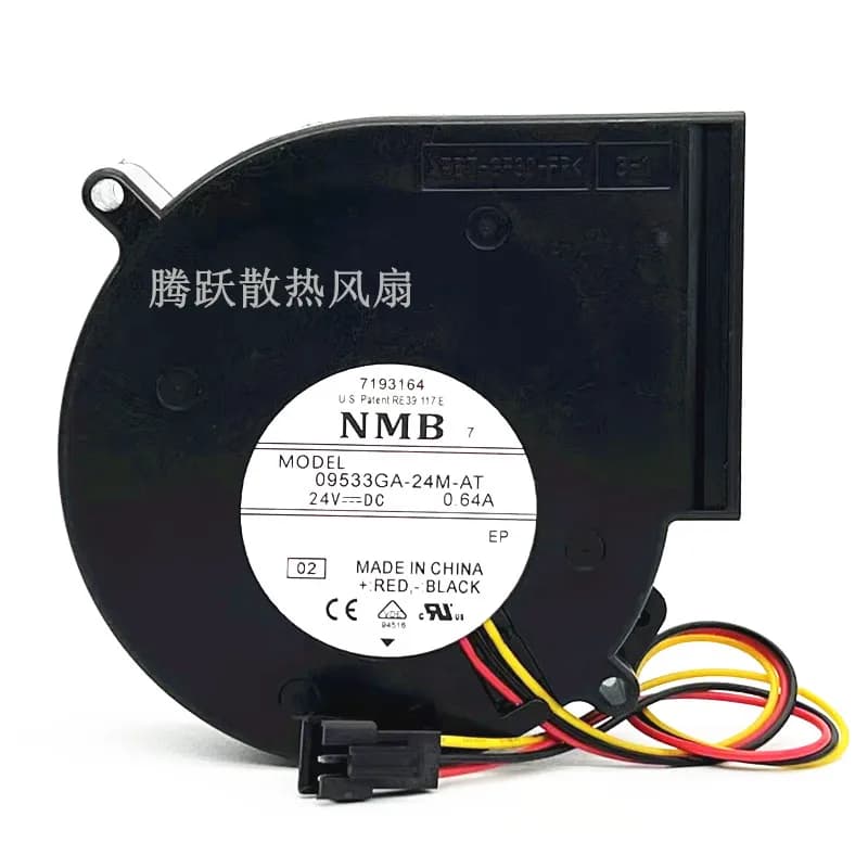 Ventola di raffreddamento a 3 fili NMB 09533GA-24M-AT CC 24 V 0,64 A 97 x 97 x 33 mm