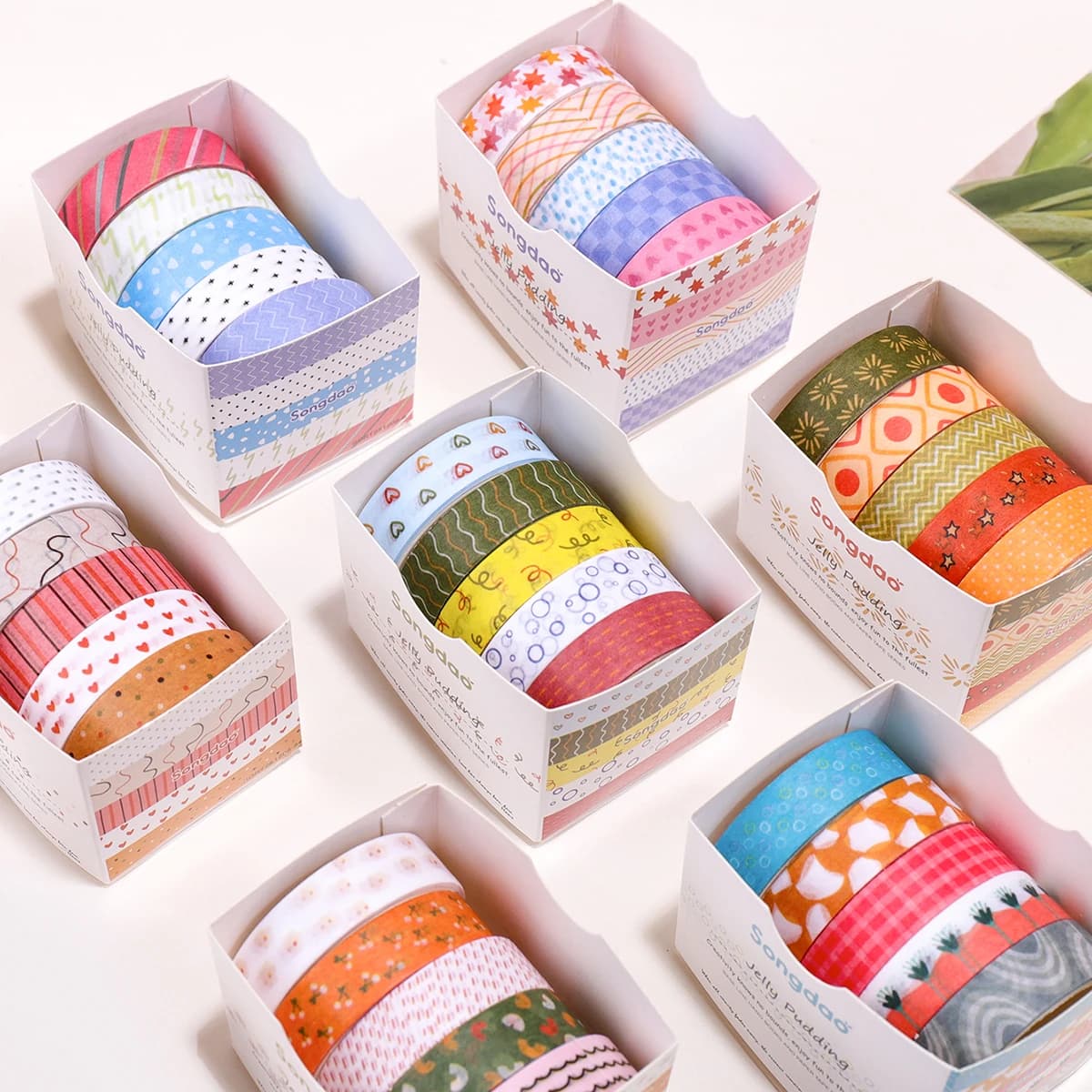 Set di nastri Washi retrò vintage a tema cartoni animati, adatti per cornici fai da te, diari, confezioni regalo, articoli decorativi raffinati