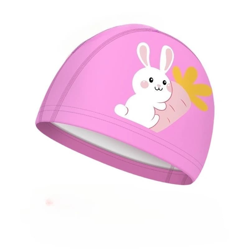 Children's PU Coated Swimming Head Boys Girls Universal Swim Head for Cartoon Sim Comfortable Swim Head