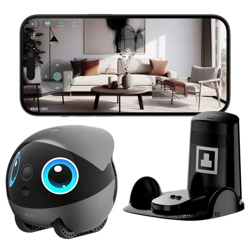 Controllo e comunicazione audio bidirezionale EBO Air2 Plus Robot intelligente per animali domestici con app