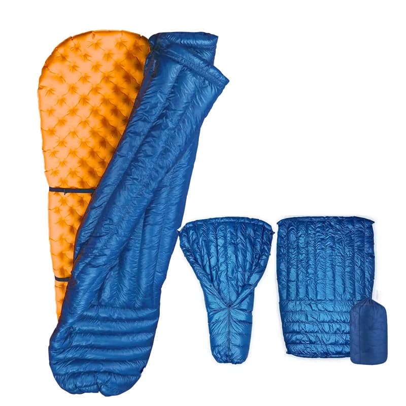 Nuovo Piumino Ultraleggero Personalizzato in Nylon 10D RDS 850FP, Coperta da Campeggio, Sacco a Pelo per Campeggio all'Aperto