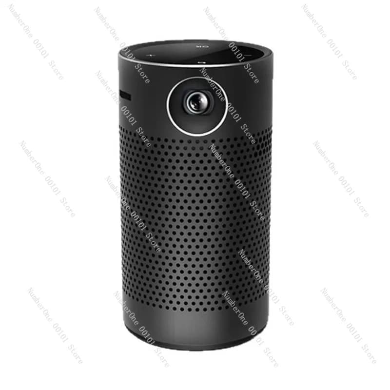 Proiettore DLP Portatile Smart V3Q con WiFi Wireless, Screen Mirroring, Mini Cinema Tascabile con Batteria Integrata e Ricarica Digitale