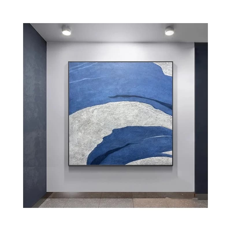 Hand Painted Thick Paint Colorful Abstract Oil Paintings and Handmade Custom Painting
