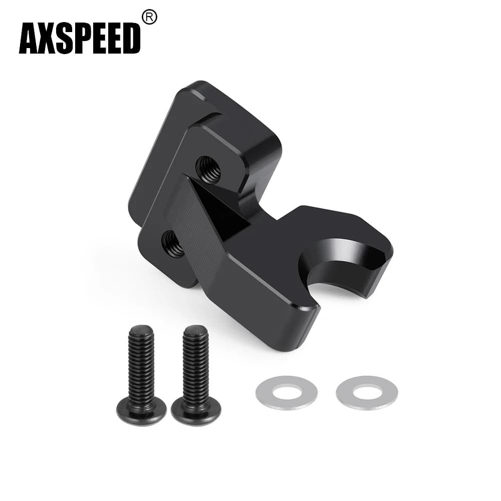 AXSPEED Aluminum Alloy Rear Transmission Fixing Seat Mount for Tamiya Lunch Box 1/12 RC Car Monster Truck Upgrade Parts