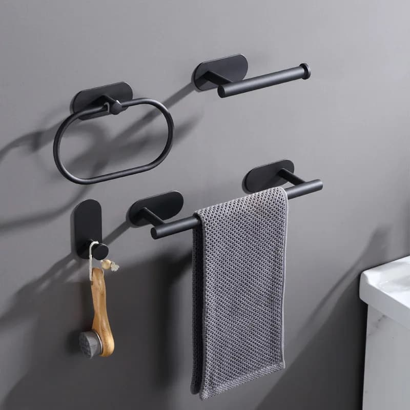 Porta asciugamani da bagno Porta asciugamani in acciaio inossidabile 304 Porta asciugamani Porta carta igienica Appendiabiti Accessori hardware per il bagno