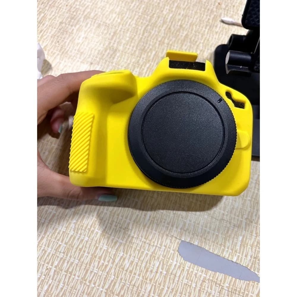 Silicone Cover Rubber Silicone Camera Case Cover Skin For Canon EOS R R5 R6 M50 G7X Mark II Rubber Cover Protective