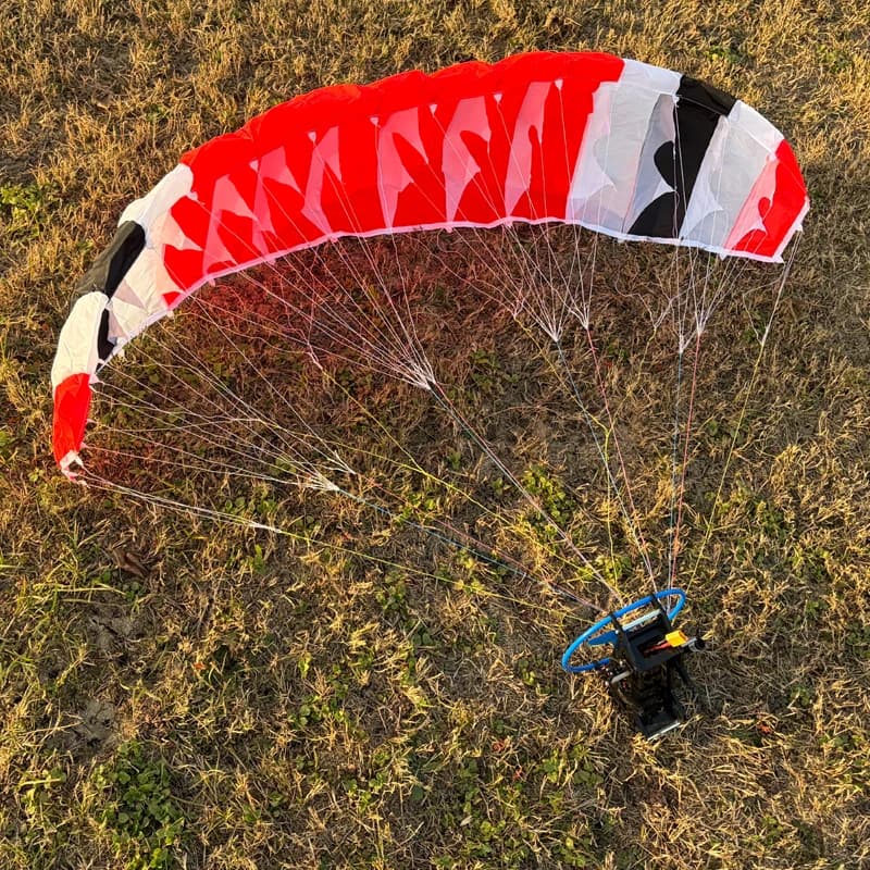 1 Set Apertura alare 1,5 metri Attrezzatura per parapendio RC 2300KV 2205 Motore brushless + 2 pezzi 12g Servo in metallo + Kit parapendio alimentato ESC 40A