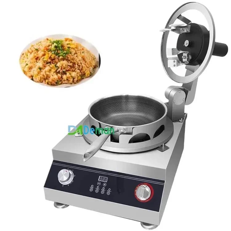 Padella antiaderente Stir Fry Machine Robot da cucina Macchina da cucina Wok da cucina automatico con mixer