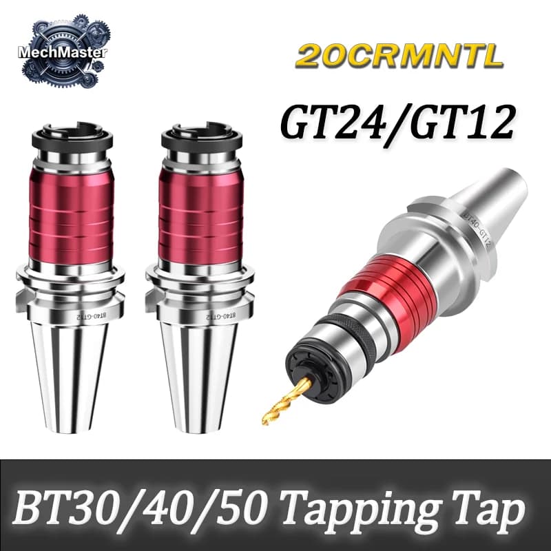 BT30 BT40 BT50 NT30 T40 NT50 GT GT12 GT24 portautensili per maschiatura telescopico M2-M30 Portautensili per protezione da sovraccarico con pinza per mandrino