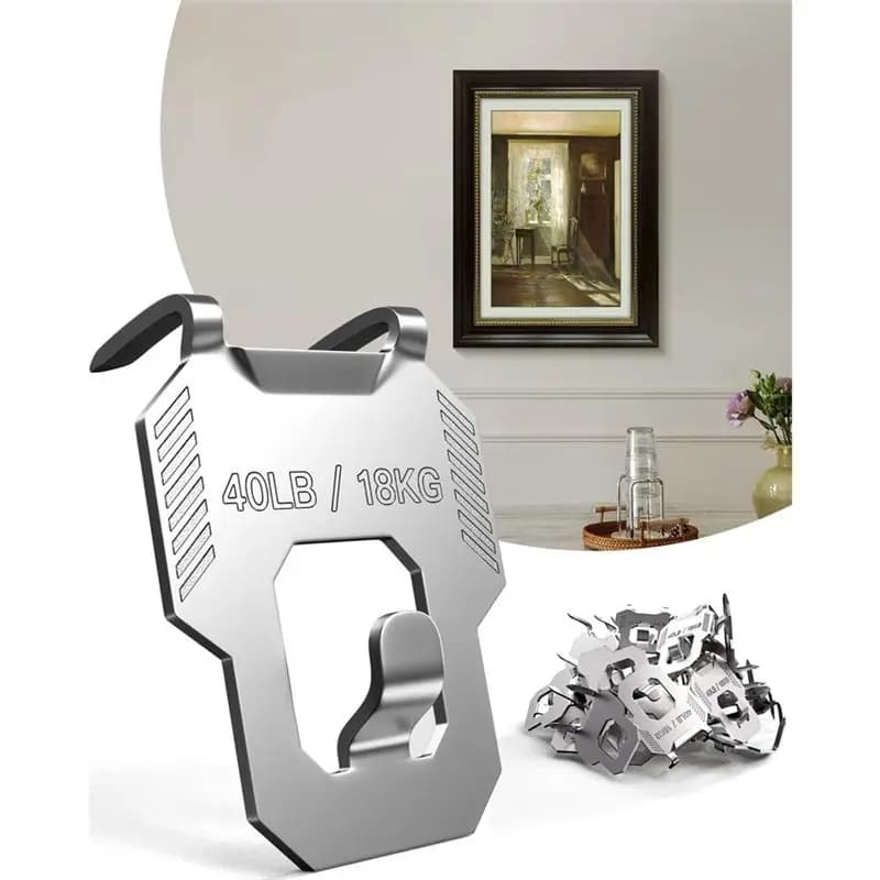 Claw Drywall Picture Hanger-For Room Decor 15Pcs Wall Hooks For Hanging Picture Mirror Photo Poster Kit-Easy Tool