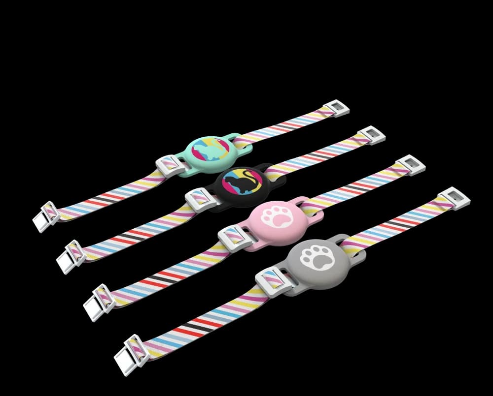 Collare Smart Tracker MiTag per Animali Domestici, Leggero, Solo per Mitag da 37mm, Custodia Protettiva Lifemate Tag Diametro 42mm