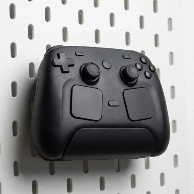 Controller Mount Compatible with Skadis Pegboard Steam Handheld Holder Wall Hanging Gaming Storage Bracket