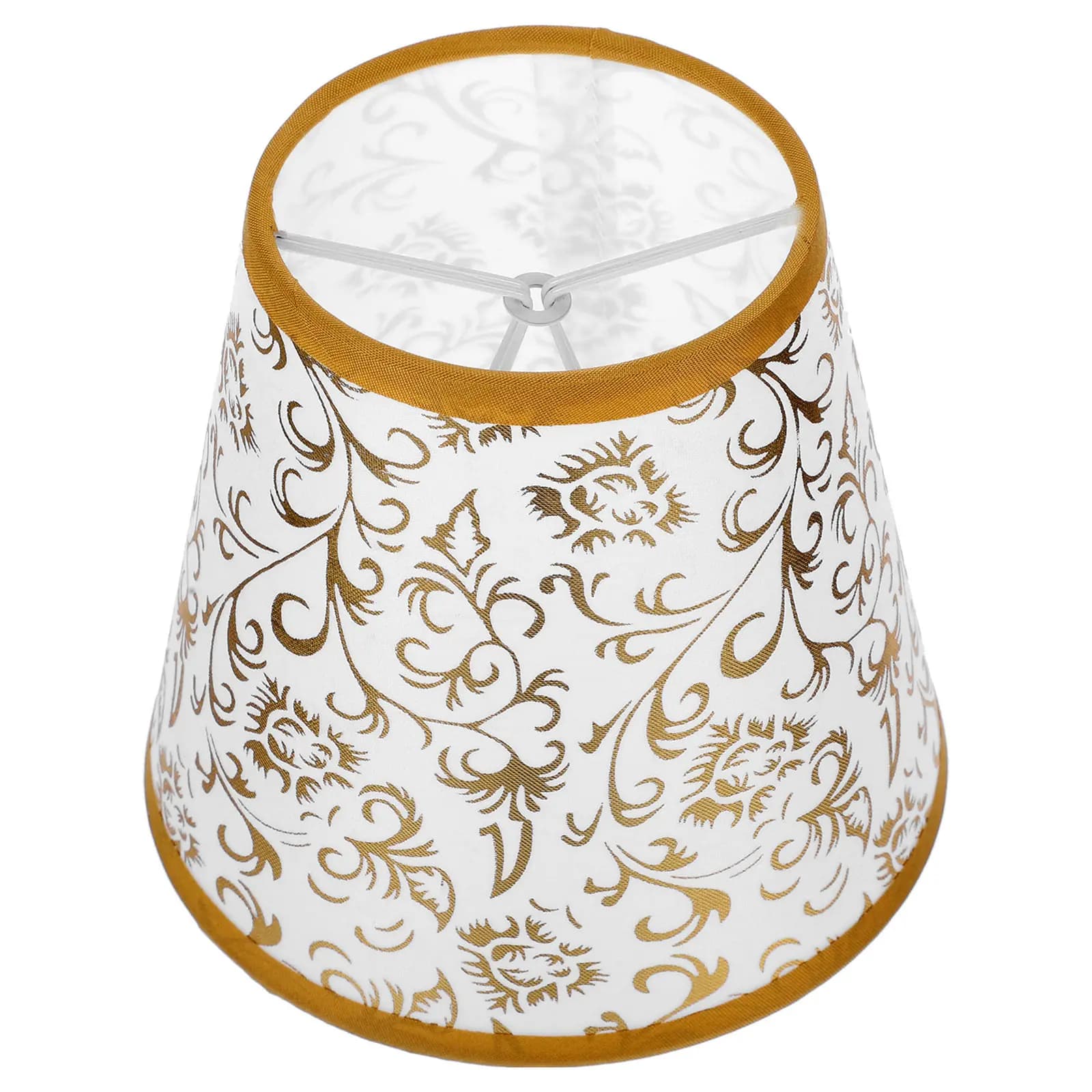 Paralumi Rustici in Vimini con Design Floreale, Paralume Vintage per Lampada da Tavolo, Luce Soffusa, Materiale in PVC e Ferro, Illuminazione Solare per Esterni in Tessuto