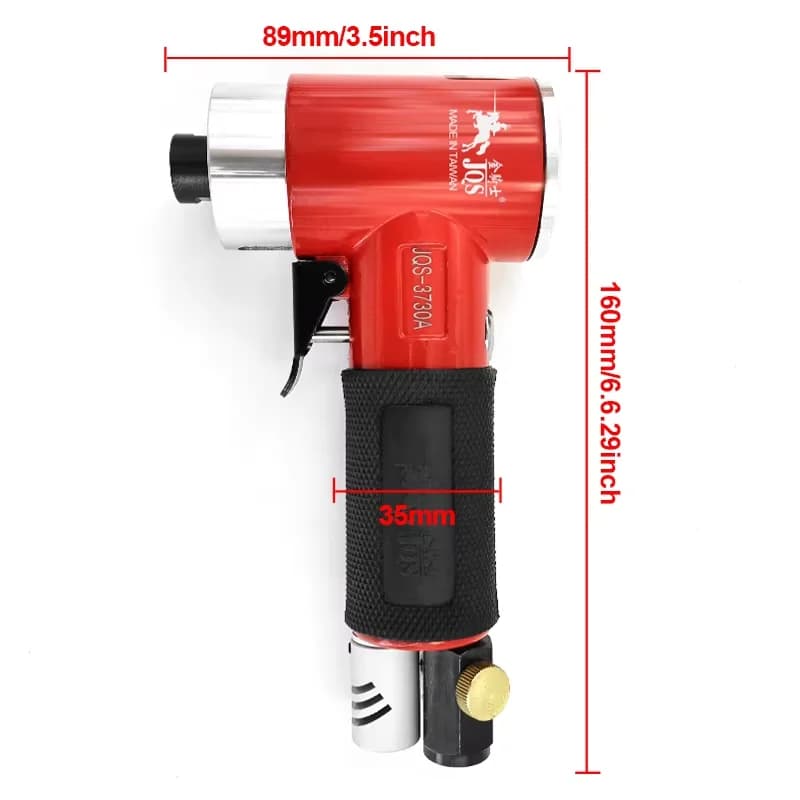 Levigatrice Orbitale Pneumatica Professionale da 3 Pollici, 15000 RPM, a Ingranaggi, Concentrica per Carrozzeria Auto, Lucidatura e Rimozione Vernice