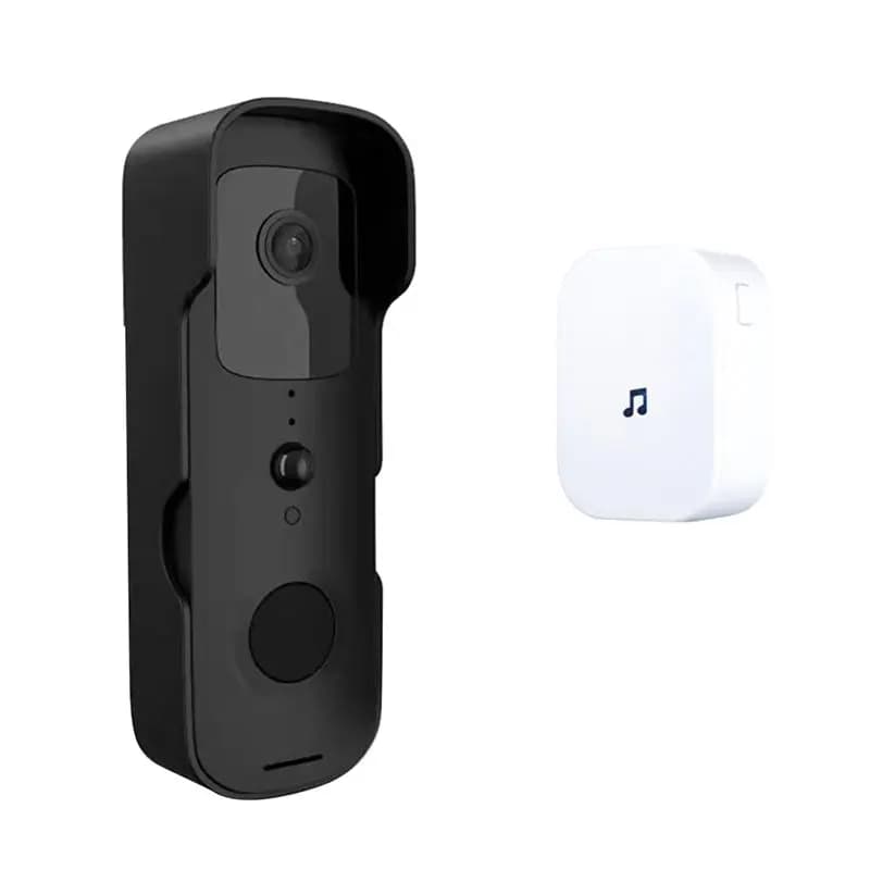 BAAJ-Tuya Videocitofono Smart WiFi - Impermeabile con Visione Notturna, Telecamera FHD 1080P, Campanello con Interfono Visivo, Spina USA