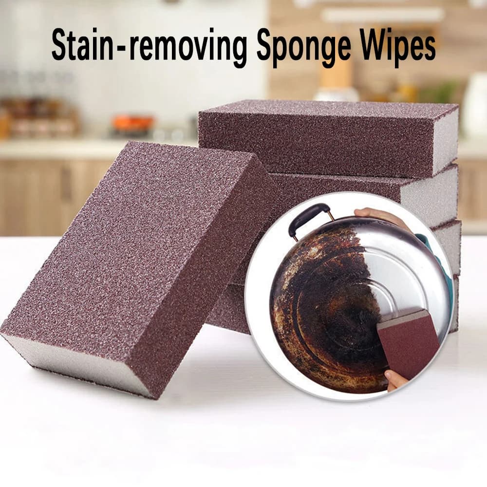 Diamond Sponge Wipe, Magic Wipe, Kitchen Cleaning and Stain Removal, Black Dirt Rust Removal, Brush Pot Artifact