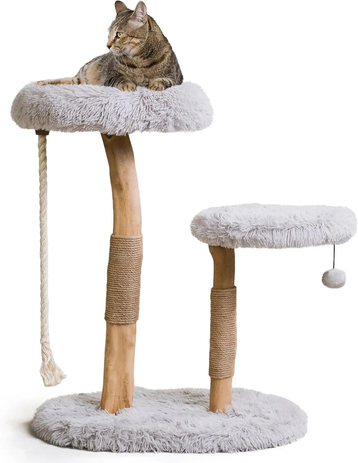 Albero per gatti Rizzo grigio, 32 pollici di altezza, 27 libbre, grigio