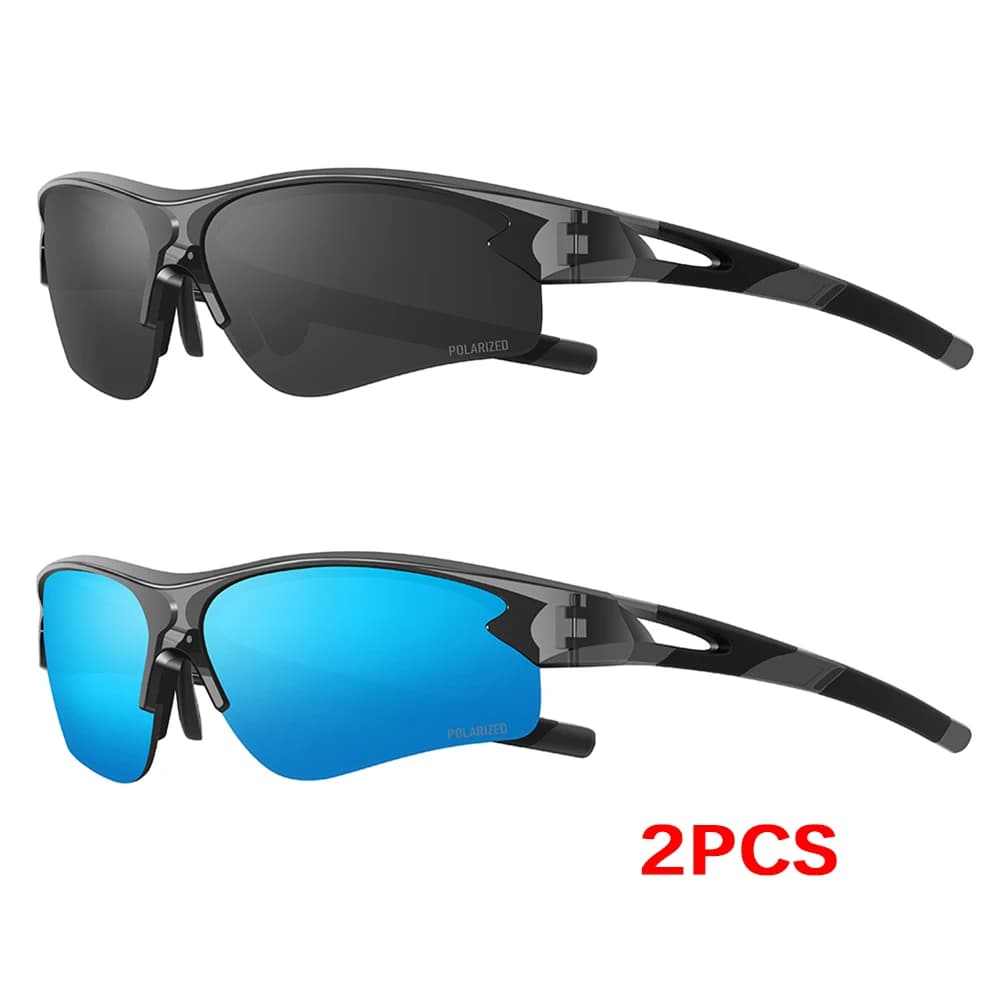 1PC/2PCS KINGSEVEN Climbing Goggles Polarized Men Hiking Glasses Women UV400 Anti-glare Outdoor Sports Eyewear