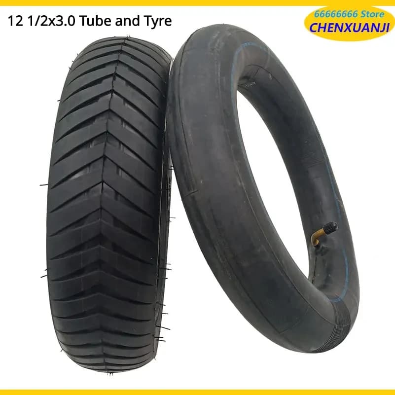 12 1/2x3.0 Tubo Pneumatico 12x3.0 Pollici Tubo Interno Pneumatico Esterno per Pieghevole E-Bike Mini Moto Scooter Elettrico Ruote parti