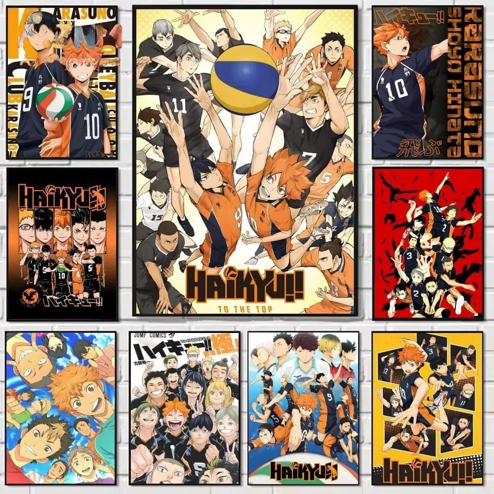 H-Haikyuu Anime Volleyball Classic Character Jigsaw Puzzles 500/1000/1200/2000PCS Handmade Art Exquisite Home Decor Gift