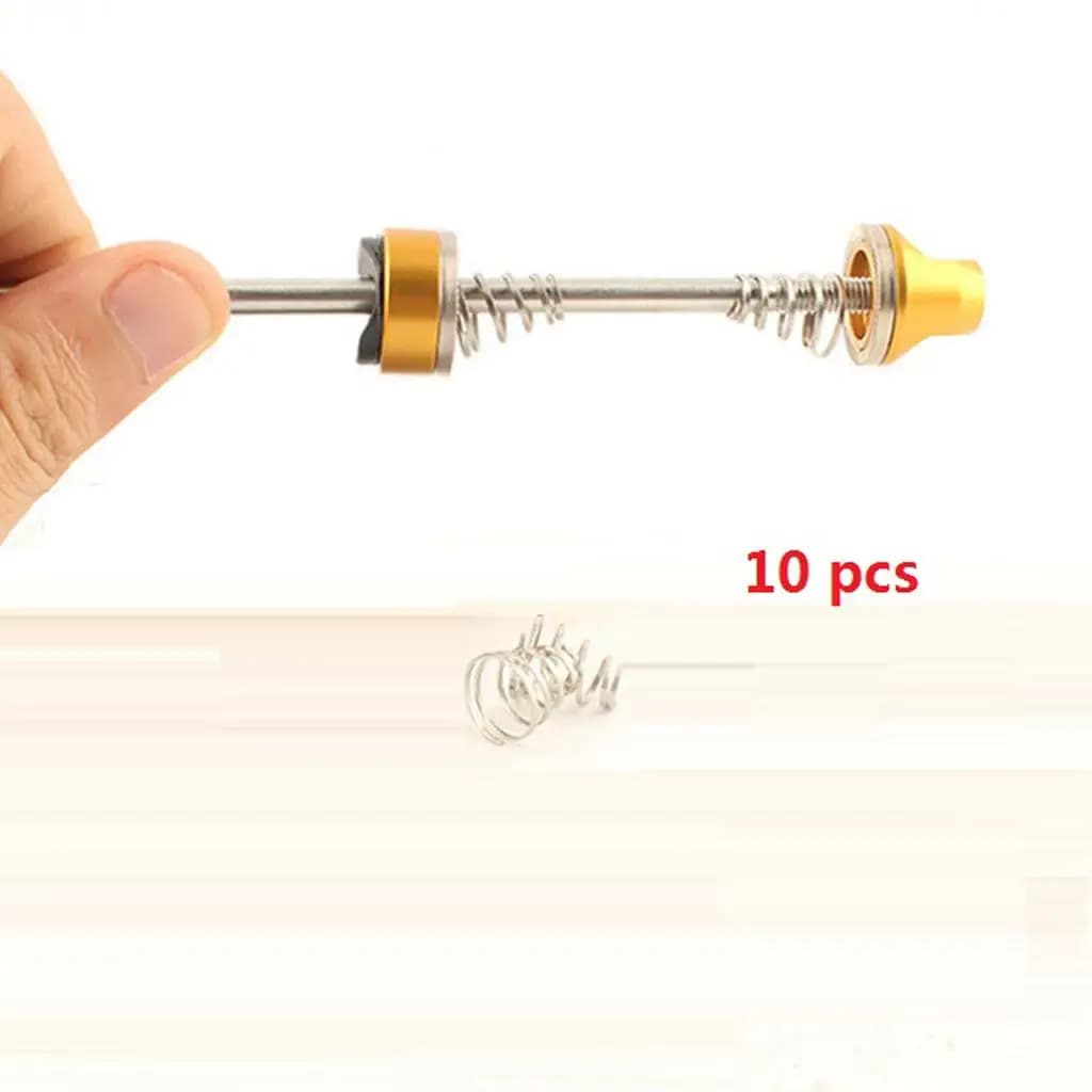 Fast Release Bicycle Wheel Skewer Spring 304 Stainless Steel Hollow Axle Clip for Universal Bike Hub Upgrade