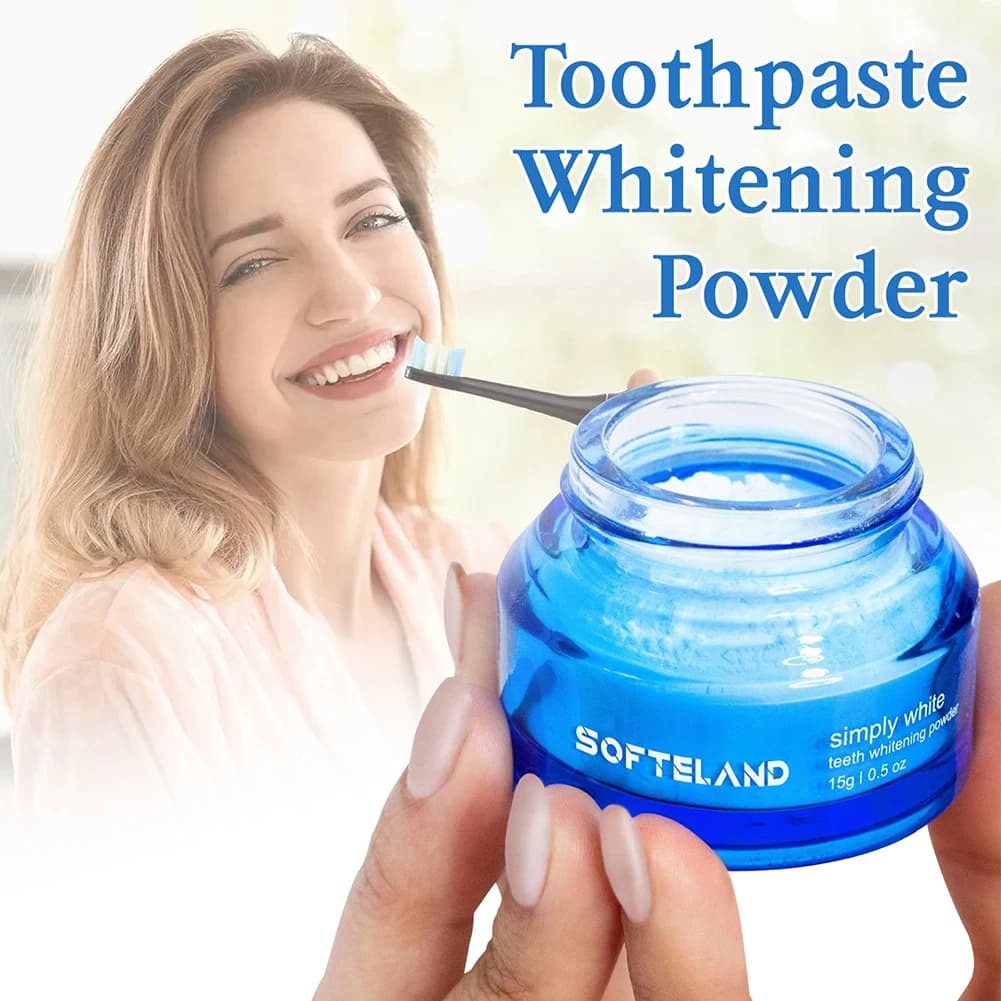 Rinfrescare l'alito Polvere per denti Denti sensibili Polvere sbiancante adatta per la cura dei denti
