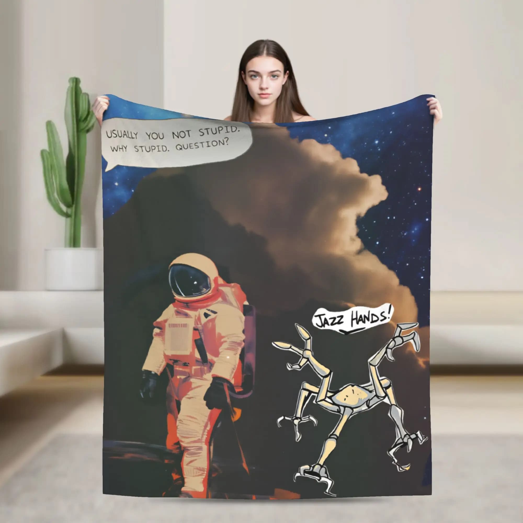 Project Hail Mary Soft Blanket Picnic Plush Throw Blanket Pattern Home Decor Flannel Bedspread Sofa Bed Cover