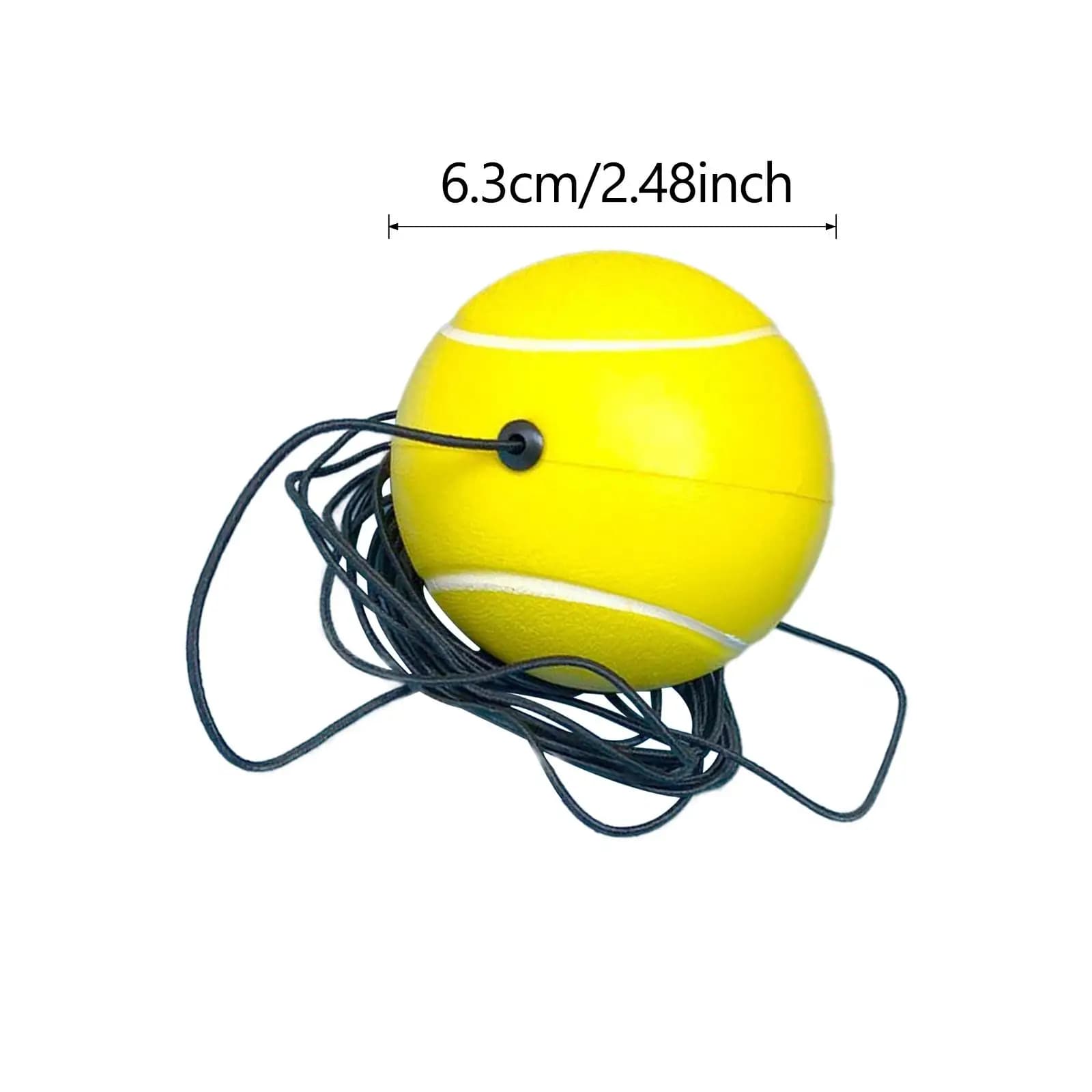 Tennis Practice Trainer Ball Elastic Cord Rope Self Training Device for Kids Adults Indoor Outdoor Exercise Equipment