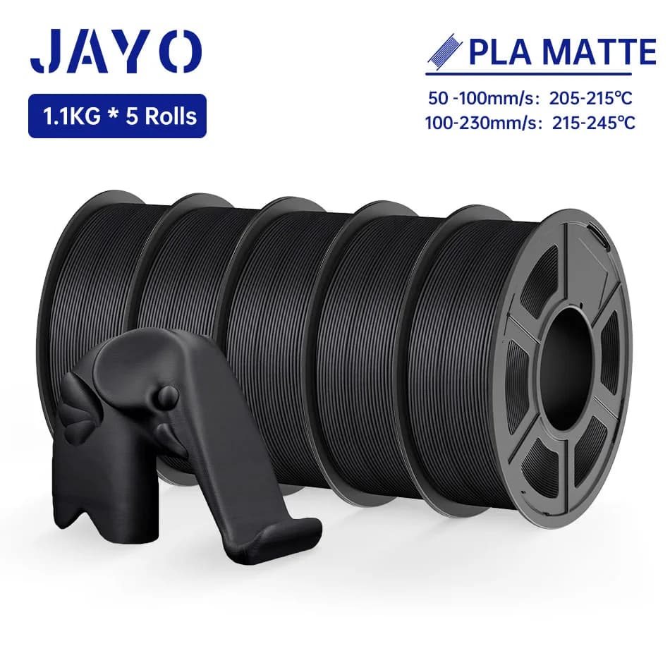 JAYO PLA Filament Opaco 1.75MM Filament 3D Printer Series PLA 1.1KG/Rotolo 5 Rolls/Series PETG 3D Printing Material For FDM