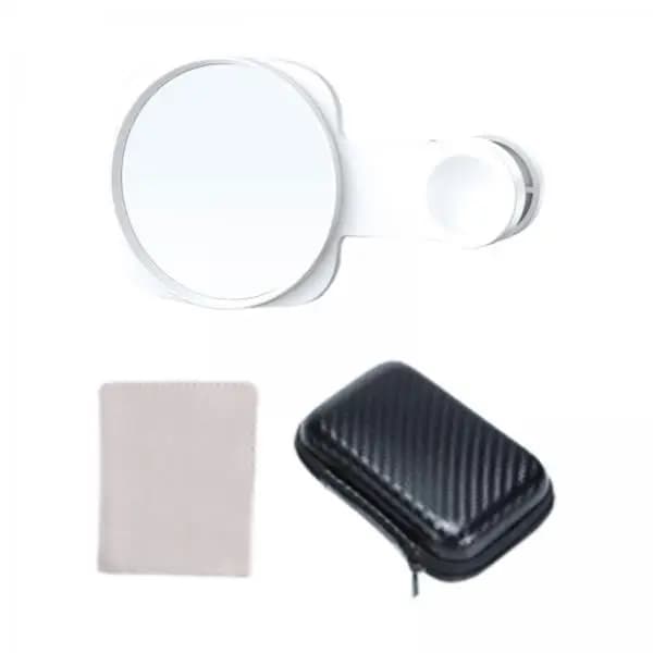 Accessorio per Telefono, Clip Riflettente, Specchio per Selfie, Portatile, Durevole, in Vetro per Smartphone