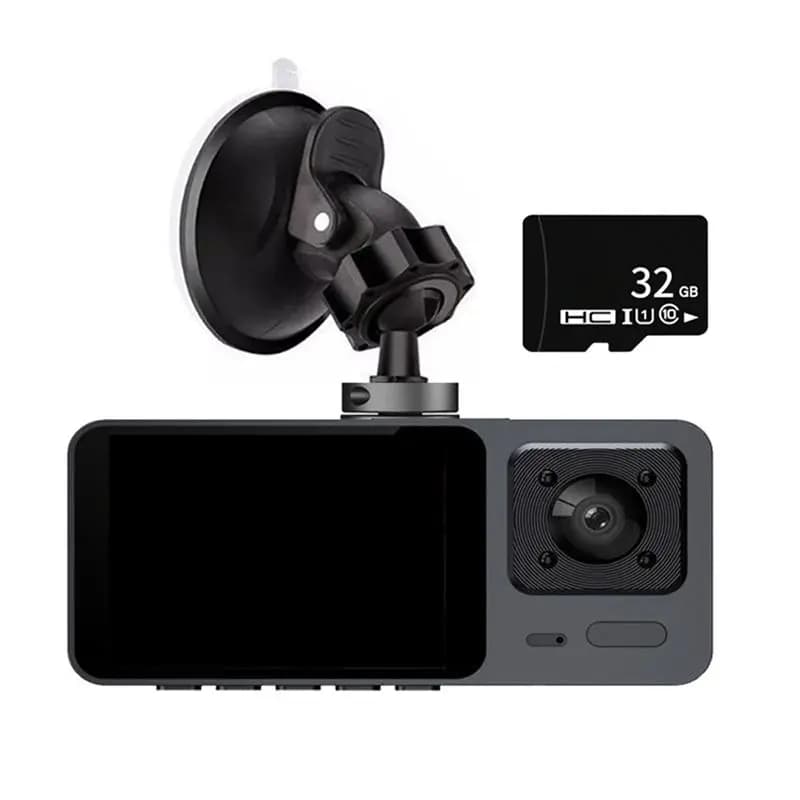 Dash Cam Front And Inside WIFI 1080P With 32G Memory Card 2Inch Screen 170° Wide Angle Night Vision WDR 24H Parking Mode-A99D