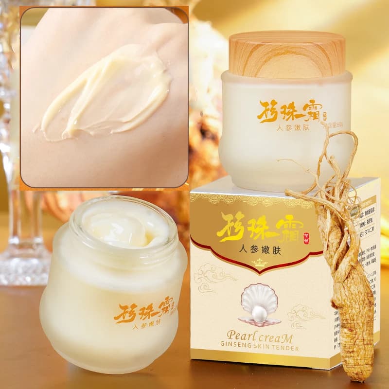 Origine Ginseng Perla Collagene Crema per il viso Idratante Schiarente Crema viso rassodante idratante Prodotti per la cura della pelle del viso
