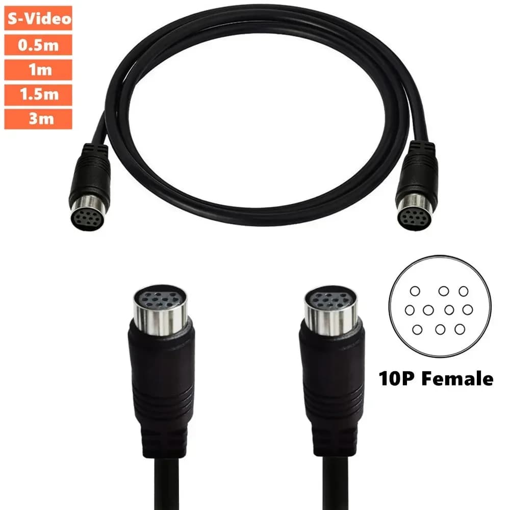 Mini cavo audio DIN da 10 pin maschio a femmina per ricevitore TV Monitor Proiettore Ricevitore audio e video Mini 10 pin maschio a femmina