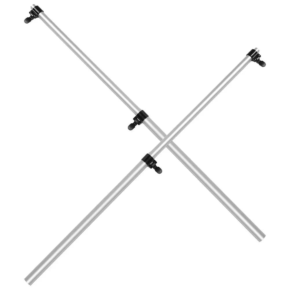2 Pezzi Accessori Asta Telescopica Regolabile in Lega di Alluminio per Supporto Appendiabiti, Vaporizzatore e Ferro da Stiro
