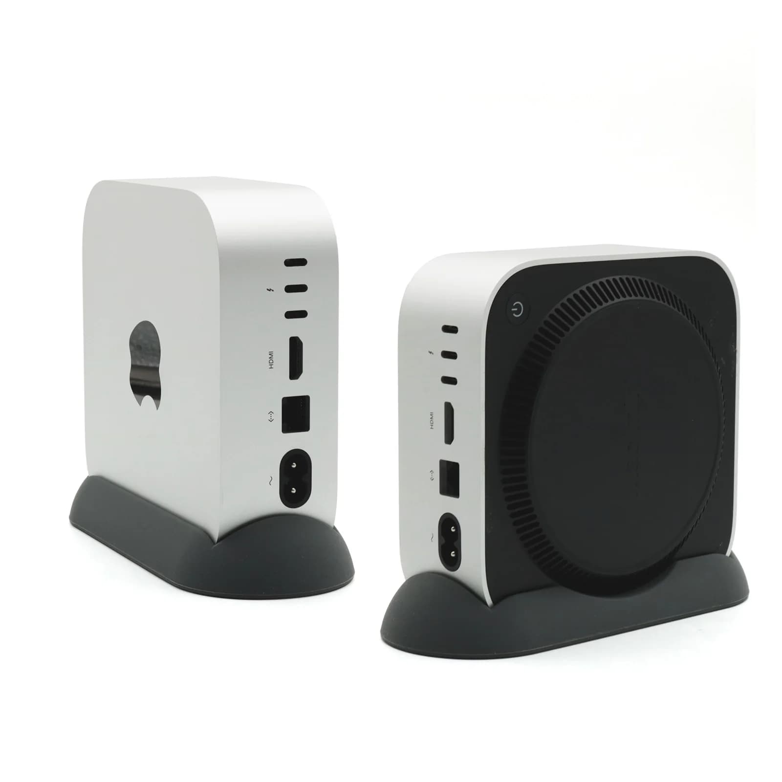 Supporto verticale in silicone per Mac Mini M4 /M4 Pro 2024 Supporto per dissipazione del calore Supporto per organizer da scrivania