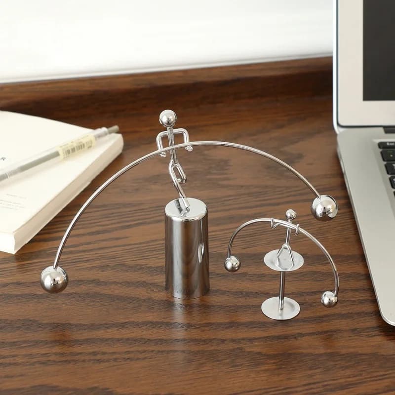 2023 New Newton Cradle Balance Steel Balls materiale didattico scolastico fisica scienza pendolo scrivania giocattolo regali decorazione della casa