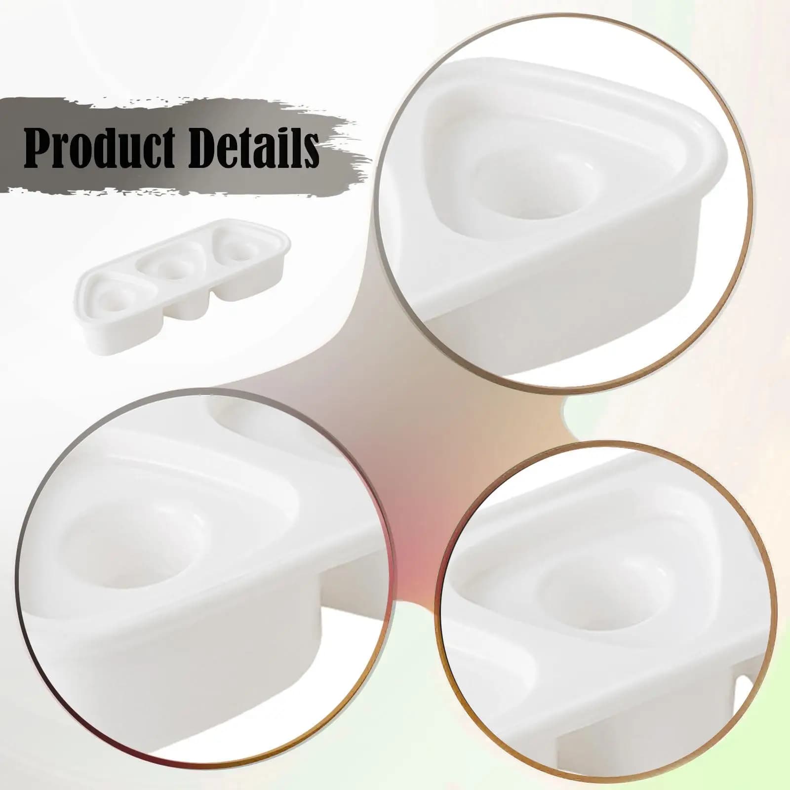 Rice Ball Case Triangle Onigiri Press Food Grade PP Portable Bento Container for Meal Prep Office Workers and Trips