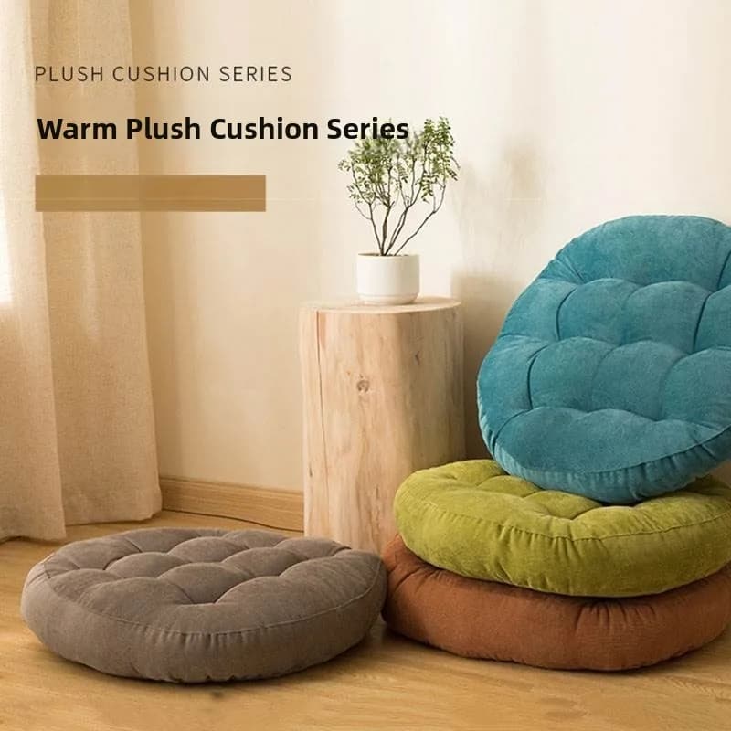 Simple Japanese Style Tatami Floor Cushion Living Room Butt Pad Women's Style Zafu Meditation Pillow Floor Mat Pad
